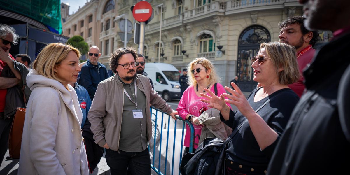 Movilización en la FNMT-Real Casa de la Moneda